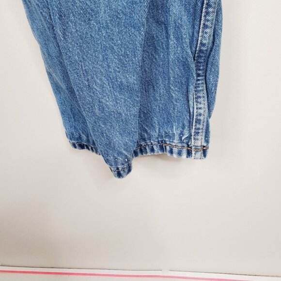 Banana Republic Midrise Loose Stovepipe Wide Leg Button Fly Baggy Jeans 31 - Picture 7 of 14